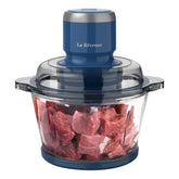 La Reveuse Food Processor with 7-cup glass bowl for efficient meal prep and versatile chopping