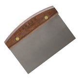 Lamson bench scraper with high-carbon blade for dough handling and precise slicing.