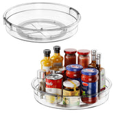 LAMU 12-inch Lazy Susan with 360° rotation for easy cabinet access.