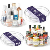 LAMU Lazy Susan 12in high-edge in cabinet enhances reach and organization