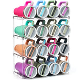 LANDNEOO Stanley 40 oz bottle rack demonstrates large-capacity storage for tall drinkware