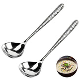 LANGMINGDE deep-round soup spoon with long handle, ideal for soups.