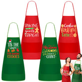 Langyiwee gingerbread design apron for festive cooking and gatherings.