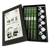 LANHUTHS panda chopstick holders ceramic rests on table