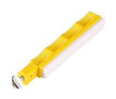 Lansky Ultra Fine Sharpening Hone with yellow holder for precise edge finishing.
