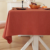 Laolitou fall tablecloth rectangle in burnt orange for holiday gatherings.