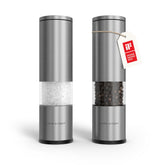 LARS NYSØM Lagom salt grinder top view showing adjustable ceramic grinder.