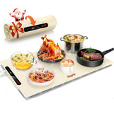 LAUDLIFE food warming mat 24x16 foldable design keeps dishes warm at table