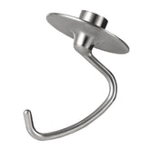 Lawenme dough hook attachment in stainless steel for KitchenAid, durable and rust-resistant.