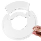 Lawenme pouring shield fits KitchenAid bowls, preventing splashes during mixing.