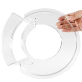 Lawenme Pouring Shield for KitchenAid fits 5.5–7 qt bowls and reduces mixing splashes.