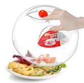 Layron large microwave cover with easy-grip handle for effortless placement