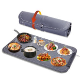 LBOLHZO full-surface heat warming mat showing even warming for buffets