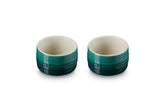 Le Creuset Artichaut ramekins set of two with vibrant glaze for elegant servings