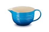 Le Creuset batter bowl Marseille with pour-spout for easy batter transfer.