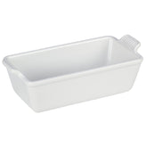 Le Creuset Heritage Loaf Pan, top view, smooth enamel for effortless release and even browning.