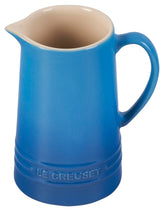 Le Creuset Marseille 10 oz pitcher front view with vibrant glaze for elegant serving.