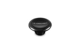Le Creuset Signature Large Knob in black nickel close-up showing the lustrous finish