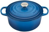 Le Creuset Signature Round Dutch Oven exterior in Marseille, ideal for versatile cooking on stovetop and table.