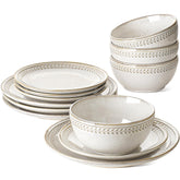 LE TAUCI 10-inch dinner plate in reactive beige for everyday meals