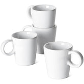 LE TAUCI espresso cups in ceramic demitasse style offer a stackable option for easy storage.
