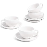 LE TAUCI espresso cups with saucers set for home café enjoyment