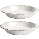 LE TAUCI 9-inch fireworks embossed pie pan for even heat and crisp crusts