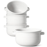 LE TAUCI soup bowls with handles for easy oven-to-table serving.