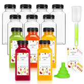 Leaflai 12oz juice bottle with cap for easy on-the-go drinking