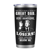 LEIOH 20oz tumbler front view highlights sturdy stainless steel and leakproof design for daily use.