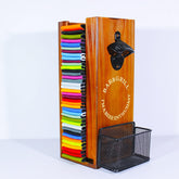 LEIRUOTM 3-in-1 can cooler on wall mount keeps drinks organized and accessible at home bars