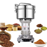 LEJIEYIN grain mill grinder front view showing compact home kitchen design