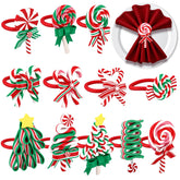 LemonRoad Christmas candy napkin ring set adds festive flair to holiday tables.