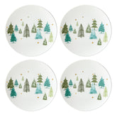 Lenox Balsam Lane pine-tree accent plate enhances holiday entertaining.