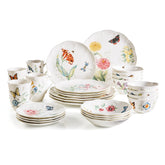 Lenox Butterfly Meadow dinner plate showcases vibrant garden motifs for everyday elegance.