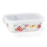 Lenox Butterfly Meadow rectangular serve dish, ideal for stylishly presenting meals.