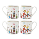 Lenox Merry Grinchmas mugs front view 4pc, ideal for festive beverages