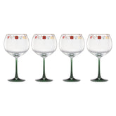 Lenox Nutcracker Ballet balloon wine glasses set of four for festive entertaining.