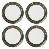 Lenox Nutcracker Ballet dinner plate with peppermint accents for festive holiday dining