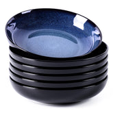 LERATIO large pasta bowls with 38oz capacity, ideal for pasta, salads, or fruit.