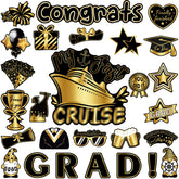 Leumoi graduation scroll door magnet adds festive graduation decor to a metal surface.