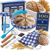 Leviette sourdough starter kit with beginners guide for confident home baking.