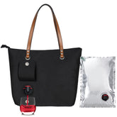 LEZEHUIBEST wine tote bag holds two bottles for a stylish picnic