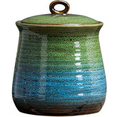 LGQ 40 oz cookie jar with lid for fresh coffee beans and pantry storage.