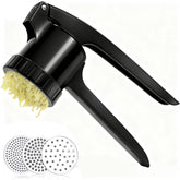 LHS Potato Ricer with interchangeable discs for versatile mashing textures