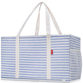LHZK standing utility tote bag with stand up design for easy loading and organizing groceries
