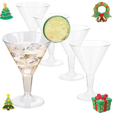 Liacere clear martini glasses in a 24-pack for elegant cocktail presentation