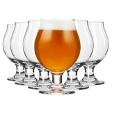 Libbey Belgian beer glasses tulip shape enhance aroma for Belgian ales