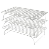 LIEMAND cooling rack 3-tier grid front view for even cooling and fast drying.