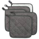 Lifaith 5pc pot holder set 7in provides durable heat protection for oven and stove